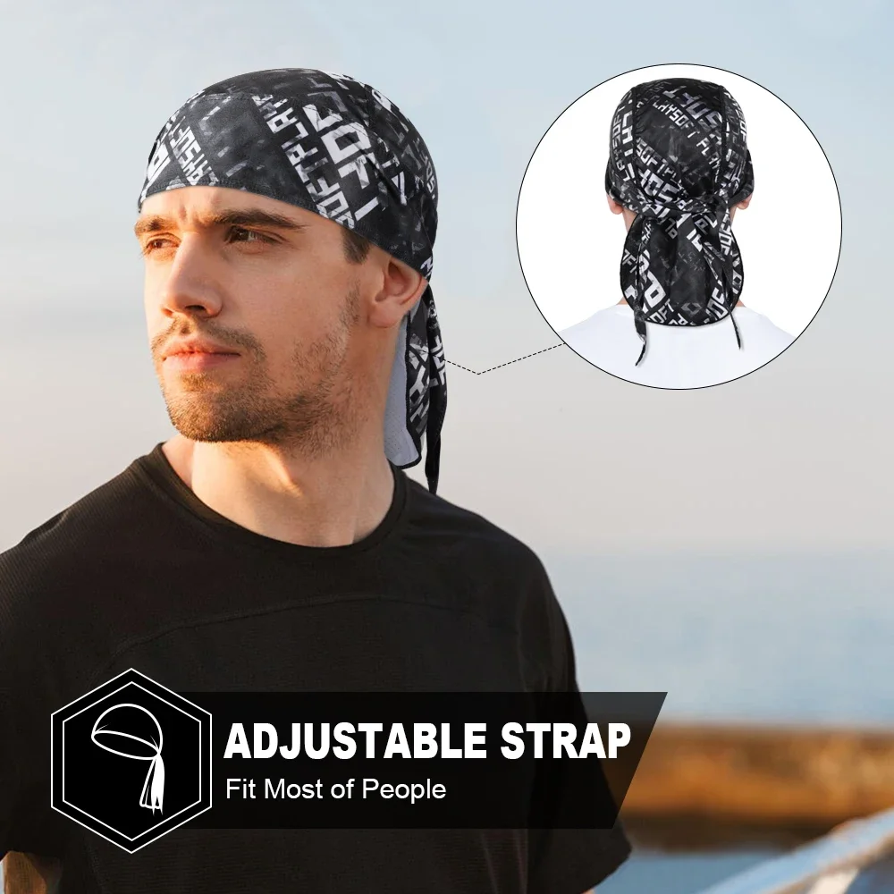 Verano hombres mujeres ciclismo gorra pirata deportes al aire libre correr pesca bicicleta Golf Bandanas ciclo cabeza bufanda senderismo pañuelo - imagen 2