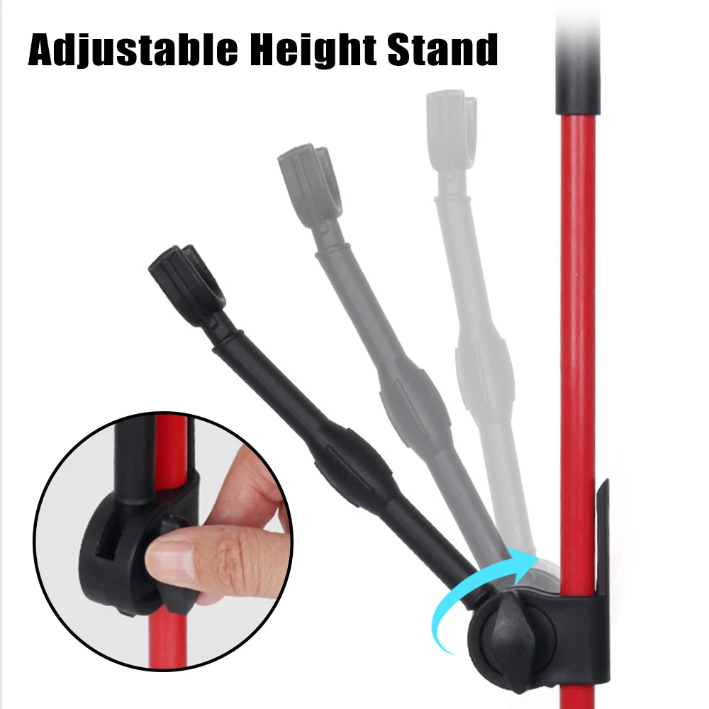 Soporte de arco recurvo para tiro con arco, soporte plegable extraíble de fibra de vidrio para arco, varilla de soporte para arco, equipo deportivo de tiro con arco - imagen 2