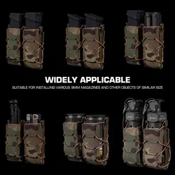 Bolsa portacargadores doble MOLLE táctica – Airsoft, caza y tiro