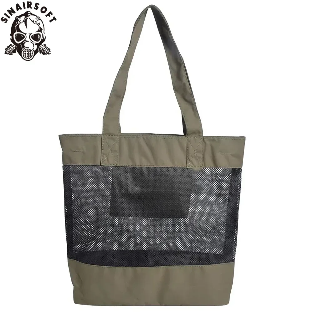Bolsos de mano de gran capacidad de camuflaje con cremallera, bolsa de comestibles reutilizable, bolso de mano de nailon, bolsa de compras de hombro, bolsos para acampar y hacer senderismo - imagen 2