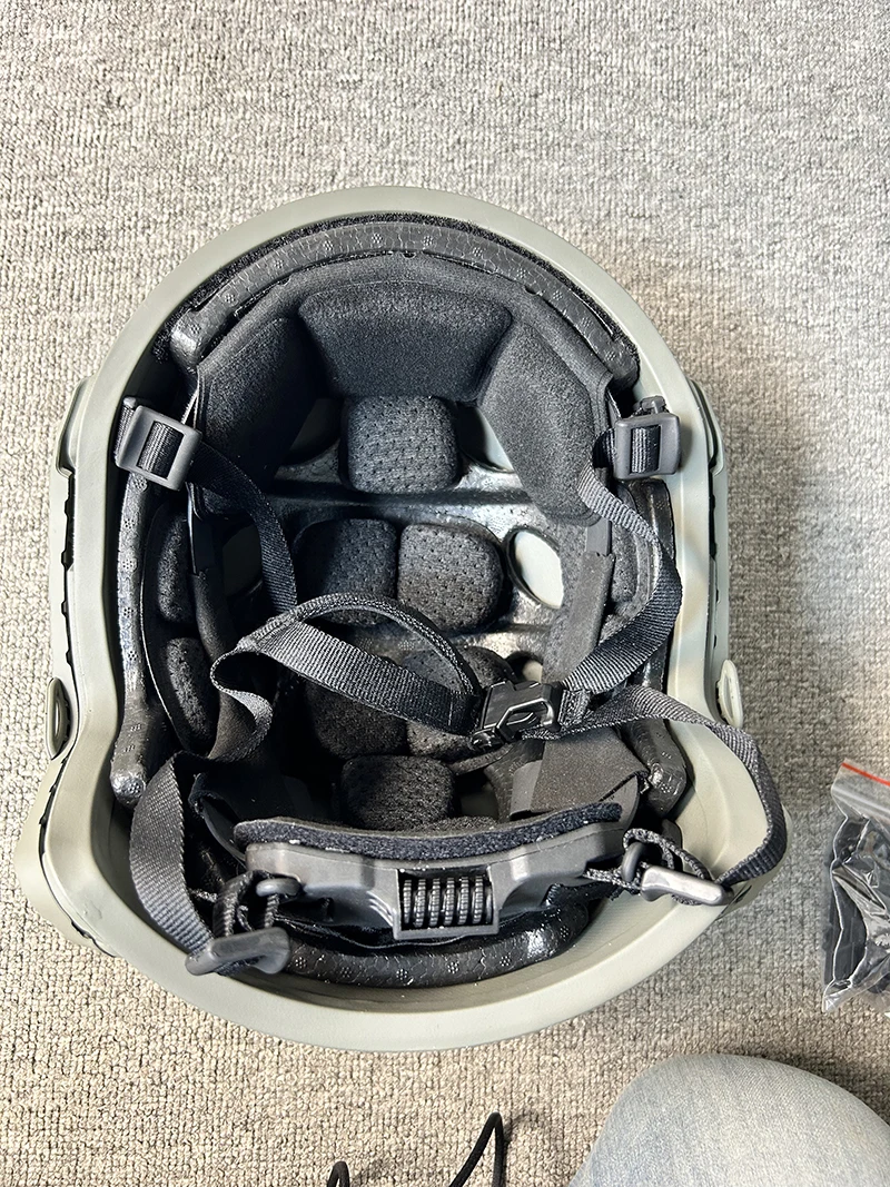 Casco FAST SF de aramida de corte alto - Casco táctico balístico NIJ IIIA - imagen 2