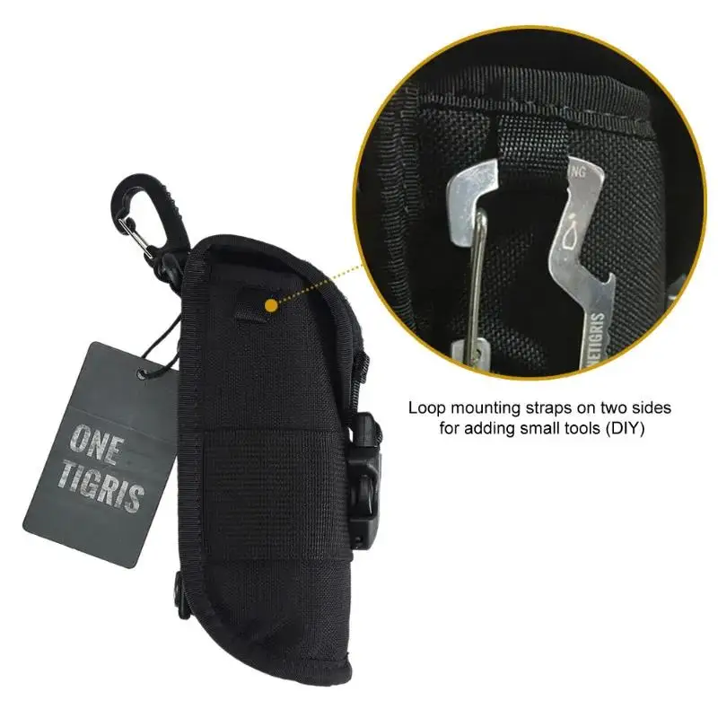 ONETIGRIS Estuche rígido táctico Molle para gafas con hebilla, caja para gafas de sol, caja protectora a prueba de golpes para almacenamiento de gafas - imagen 5