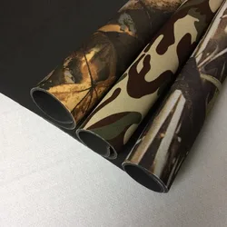 Tela de neopreno SBR de camuflaje multifunción, suave, elástica, a prueba de golpes, para buceo, tela compuesta de doble cara, Protector de lente de cámara