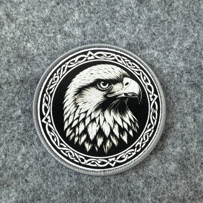 Parche táctico de tótem Animal con estampado de gancho y bucle, insignia de moral, brazalete militar, mochila, apliques decorativos para ropa - imagen 2