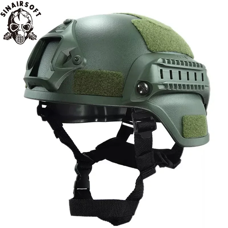 Casco táctico rápido MICH2000 Airsoft calidad casco ligero al aire libre Painball CS SWAT equipo de protección de conducción seguridad deportiva