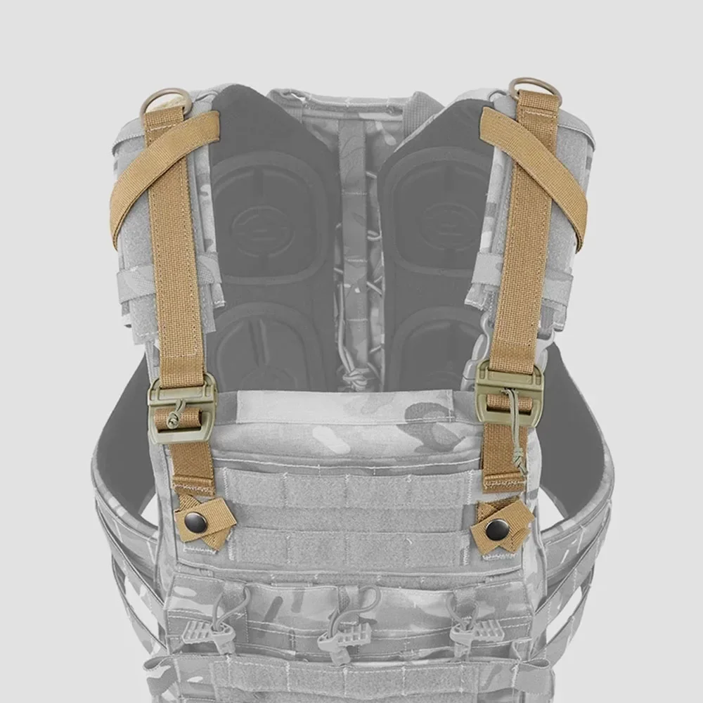 Parches tácticos de liberación rápida PEW, accesorios de conexión para conectar la mochila AVS1000 al chaleco CP JPC SPC - imagen 3