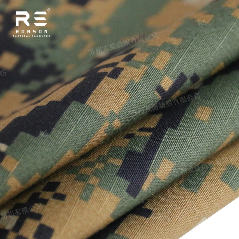 Camuflaje Digital americano resistente al desgaste, transpirable, herramientas tácticas, casco, sombrero, tela - imagen 4