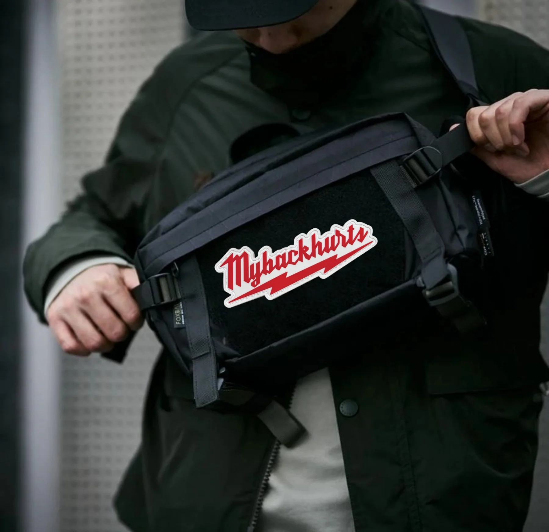 Parche 3D de PVC para el brazo, pegatina táctica divertida, insignia de moral para mochila, bordado de gancho y bucle para exteriores - imagen 3