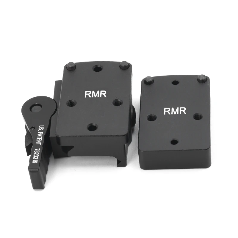 Soporte RM QD para RM06 Mini Red Dot Sight QD, placa elevadora de bloqueo automático compatible con Rifle de riel Picatinny Weaver de 20mm para caza - imagen 2