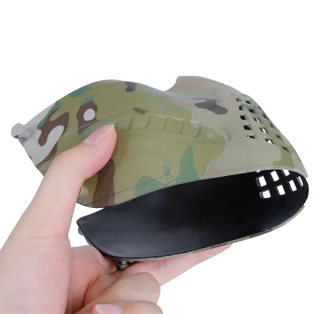 Máscara táctica media cara suave y transpirable Airsoft multicolor - imagen 4