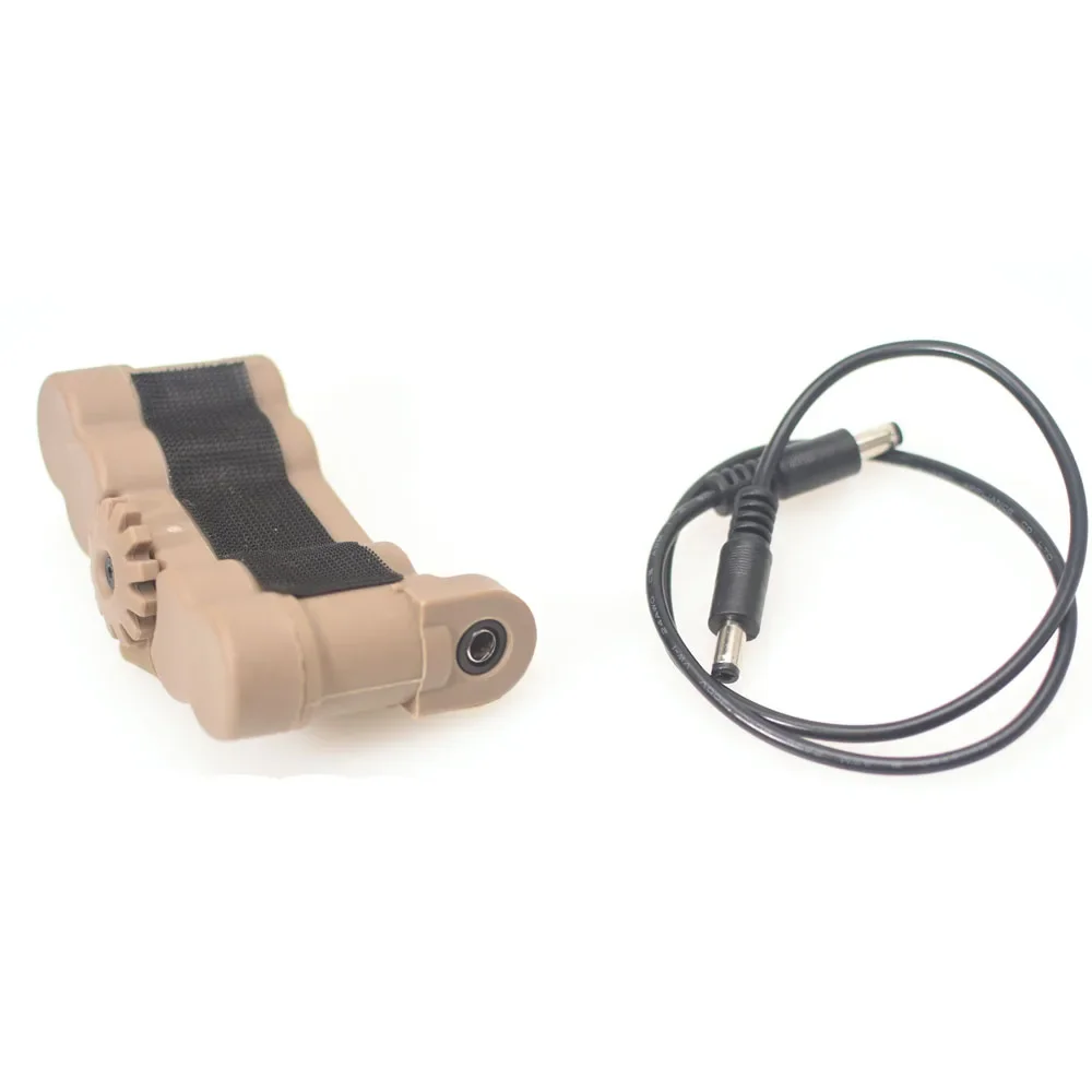 Caja de batería táctica Fma GPNVG 18, modelo simulado BK/DE para casco, gafas de visión nocturna con cables de funciones - imagen 5