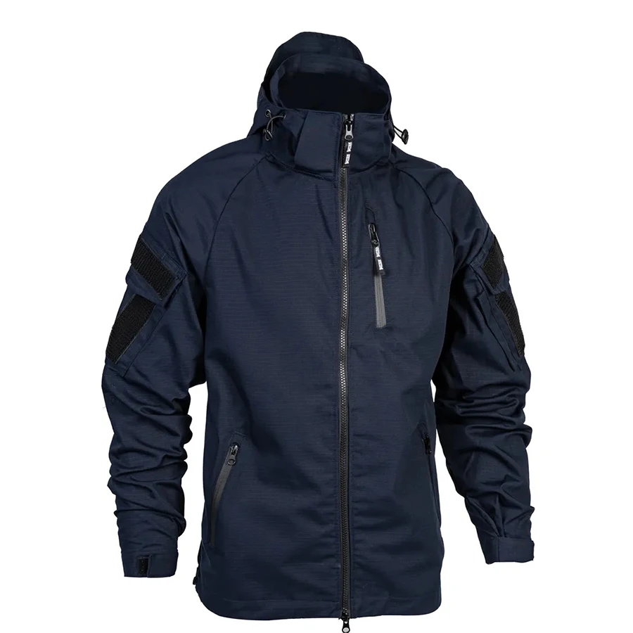 BAC chaqueta táctica strike coat gris negro ligera para entretiempo - imagen 2