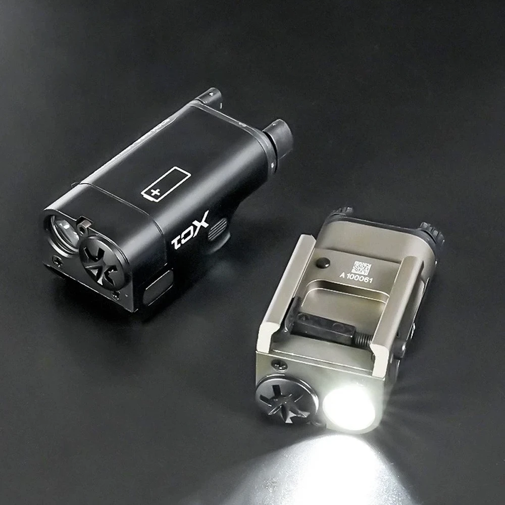 Linterna táctica SUREFIRE XC1 XC2 para P320 G17 G19, pistola Airsoft, armas, luz de explorador, compatible con riel Picatinny de 20mm - imagen 4