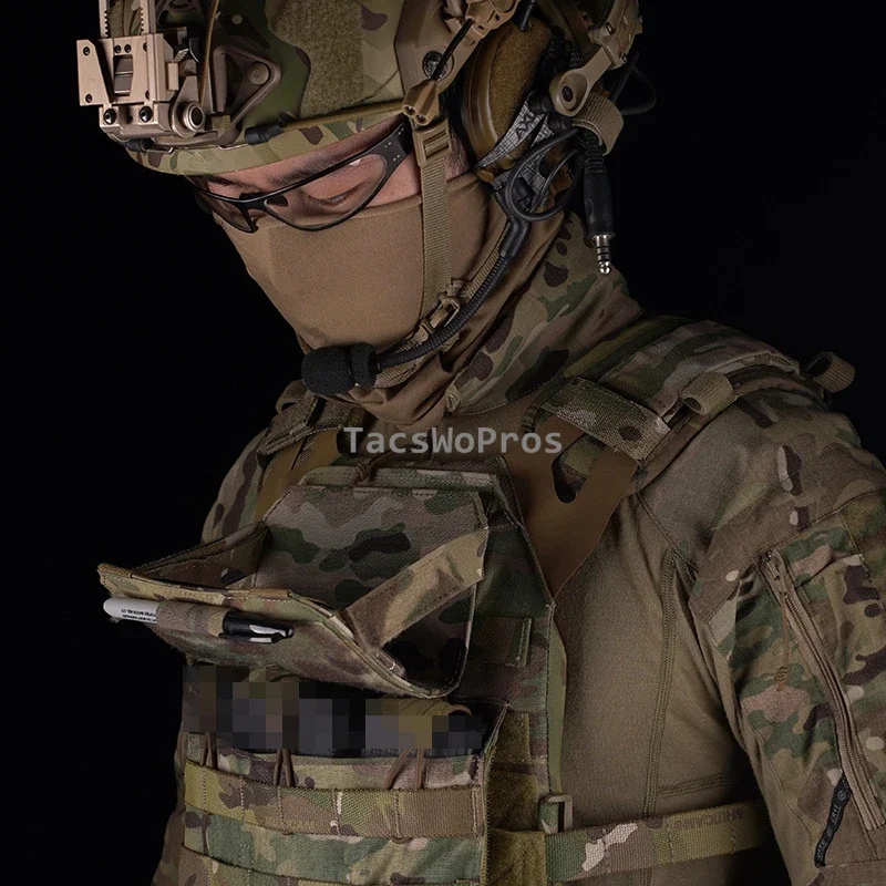 Bolsa táctica para teléfono de administrador, chaleco de caza CS, bolsa de mapa con Panel frontal, accesorios universales plegados para tablero de navegación - imagen 4