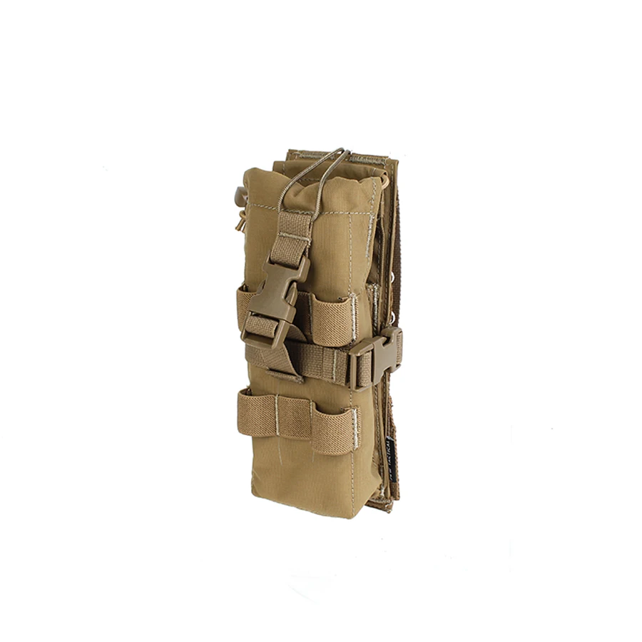 PEW TACTICAL PRC-152 Bolsa de radio desplegable/inclinable Bolsa de utilidad AIRSOFT Camping caza - imagen 5