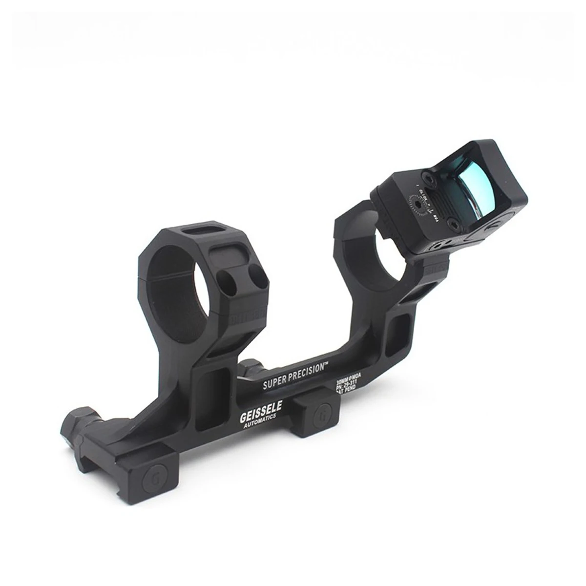 Soporte GEISSELE, tubo de 25,4mm y 30mm, anillos duales, soporte táctico de alcance de súper precisión, soporte de REPTILIA ROF-45 ROF-90 para miras de punto rojo - imagen 4