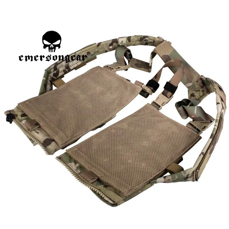 EMERSONGEAR 7,62 aparejo de pecho táctico con bolsa Mag para portador de placa Airsoft Trekking entrenamiento combate equipo caza - imagen 3