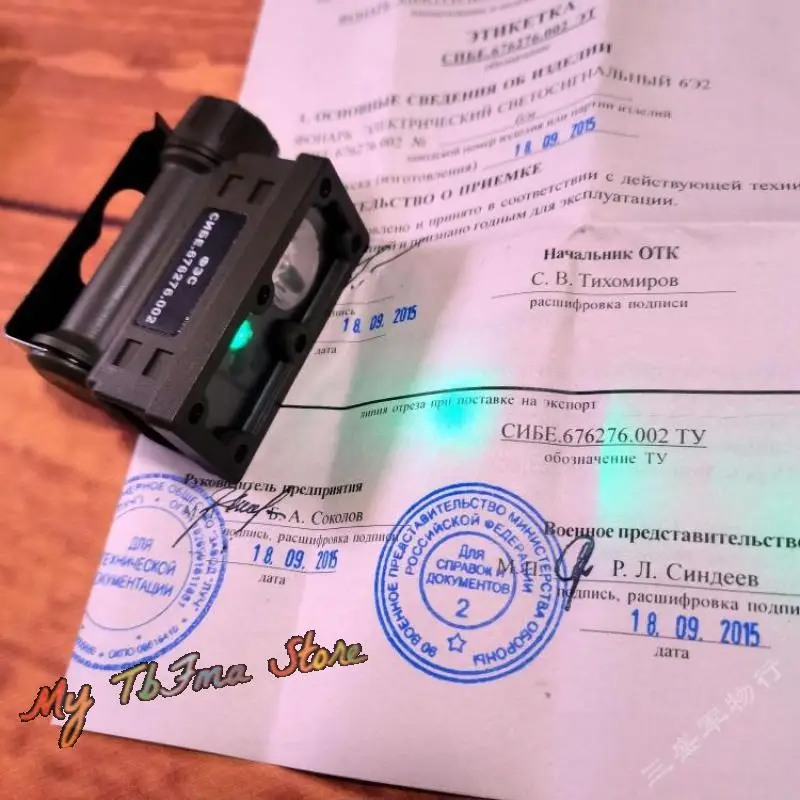 FSS-014-6E2-lámpara para casco táctico multifuncional, luz de señal Original para cascos rusos 6B52 y 6B47 - imagen 4