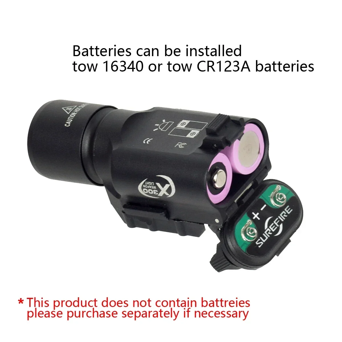 Surefire X300 X300U Ultra X300V XH35 linterna Airsoft arma pistola luz estroboscópica con actualización remota interruptor de función Dual - imagen 4