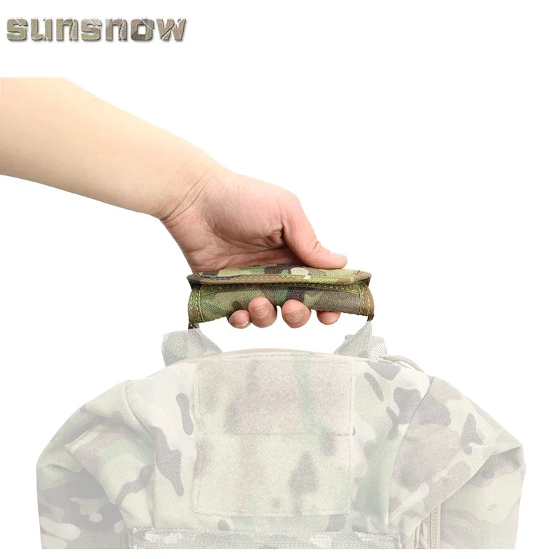 Funda protectora para asa de equipaje, funda táctica para asa de bolso, almohadilla para correa de hombro para mochila, accesorios para bolso, 1 unidad - imagen 3