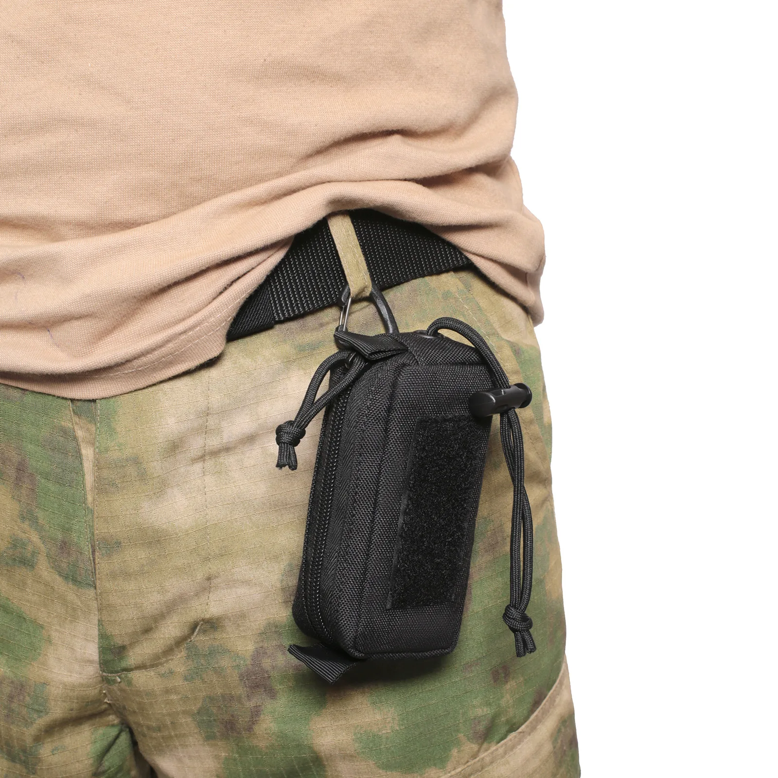 Molle-bolsa táctica EDC para caza al aire libre, BILLETERA, cinturón, bolso de utilidad, monedero, senderismo, Camping, accesorios, Organizador - imagen 4