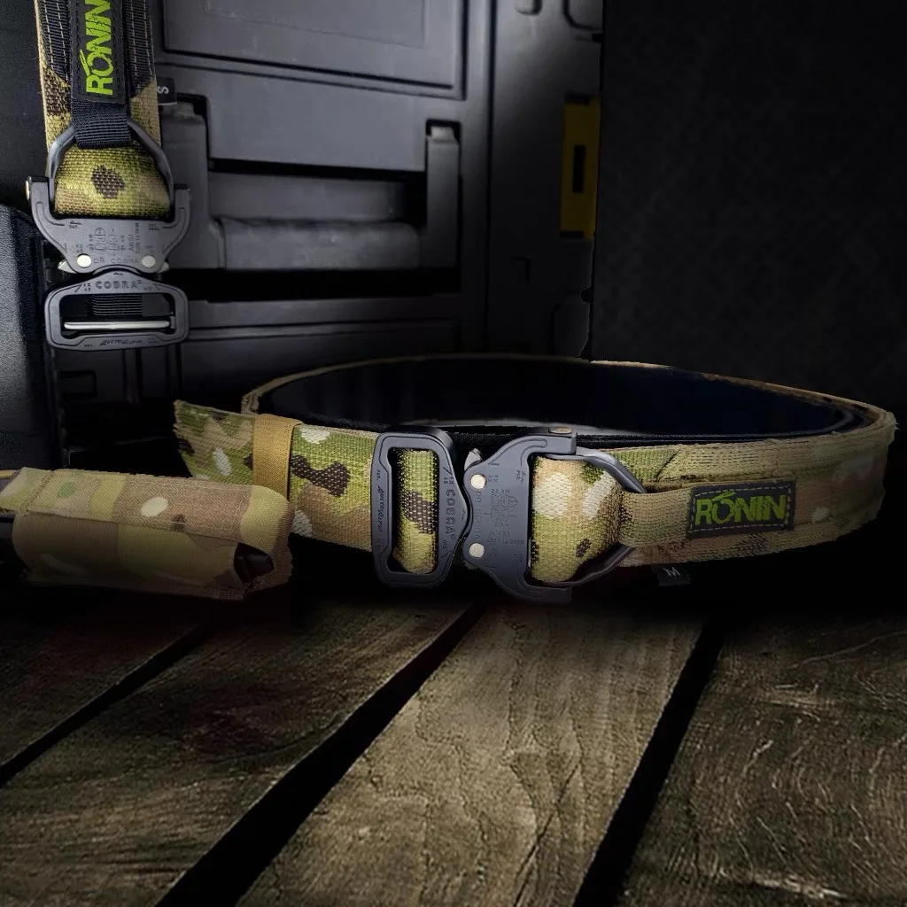 Equipo táctico Molle de la defensa personal del equipo al aire libre del cinturón de trabajo de 1,75 pulgadas MC, cinturón del aparejo ​ - imagen 3