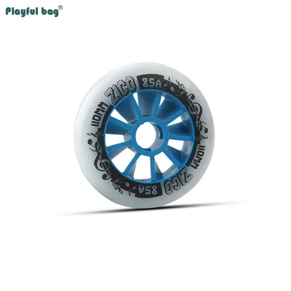 Ruedas de patines en línea de PU 85A 90/100/110MM alta elasticidad resistencia al desgaste patines zapatos accesorio AMB292 - imagen 5