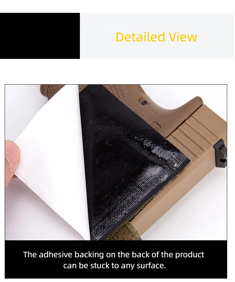 Funda Universal oculta para pistola de transporte, soporte de almacenamiento seguro para pistola, accesorios tácticos para pistola para todos los tamaños de mano - imagen 2