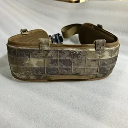 Cinturón de batalla MOLLE de tres filas acolchado antideslizante, correas tácticas resistentes, acolchado de neopreno para Airsoft, entrenamiento y exteriores