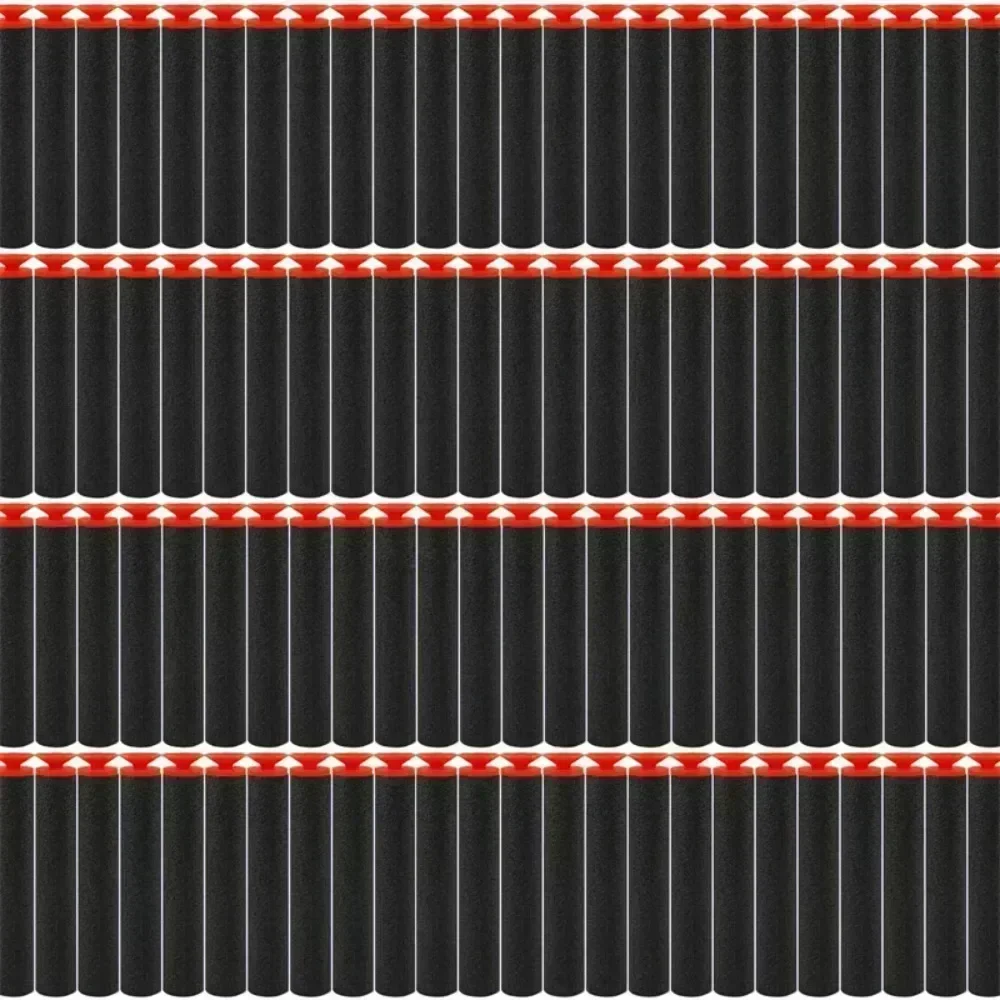 Balas con cabeza de ventosa negra, 7,2 cm, para pistola de juguete, serie Elite n-strike, Blasters, espuma EVA, repuesto de dardos, accesorios para pistolas de juguete para niños - imagen 2