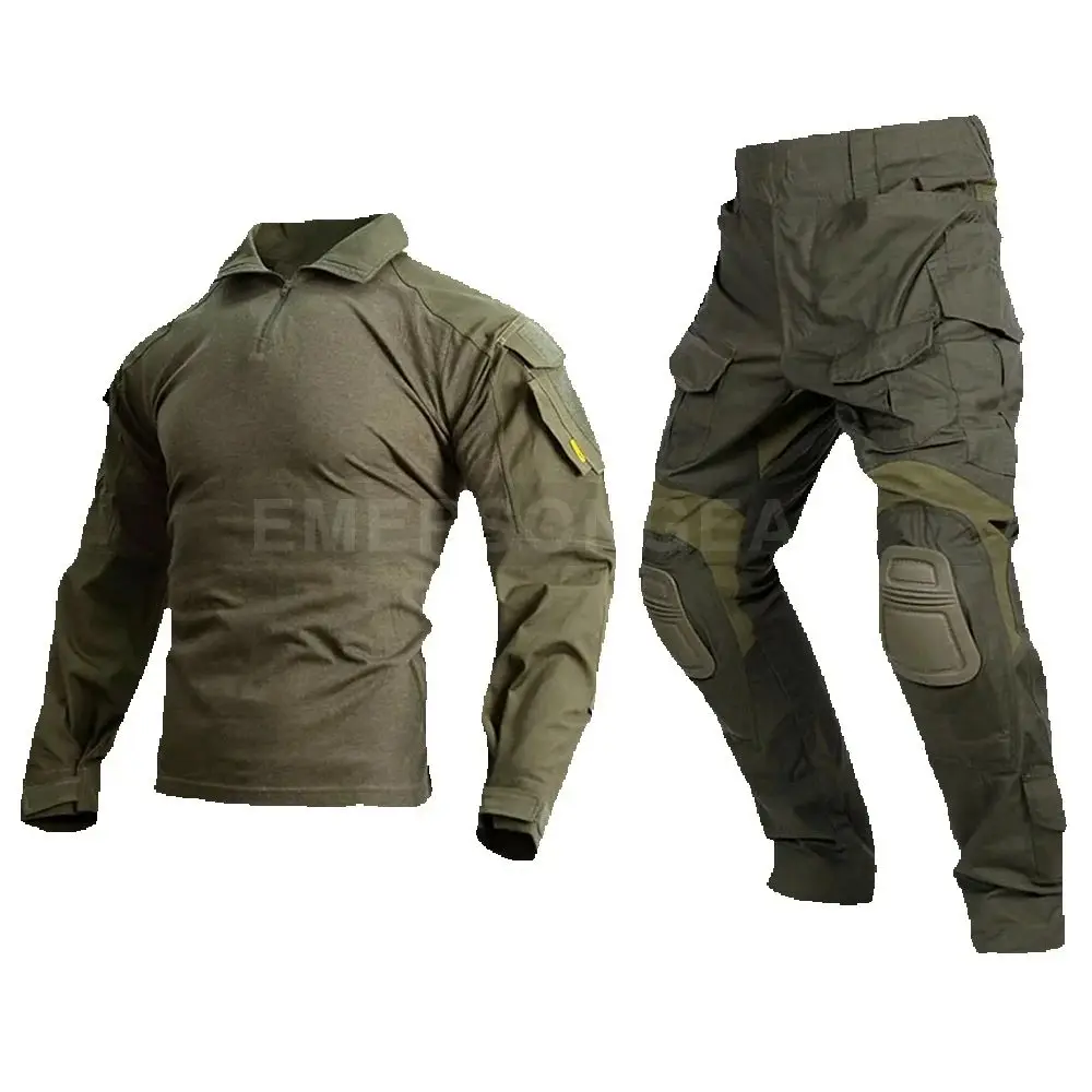 Emersongear-Conjunto de uniforme de combate táctico G3, camisas, pantalones, versión mejorada, traje de entrenamiento BDUT para hombre, pantalones Cargo de servicio, Tops de nailon RG - imagen 4