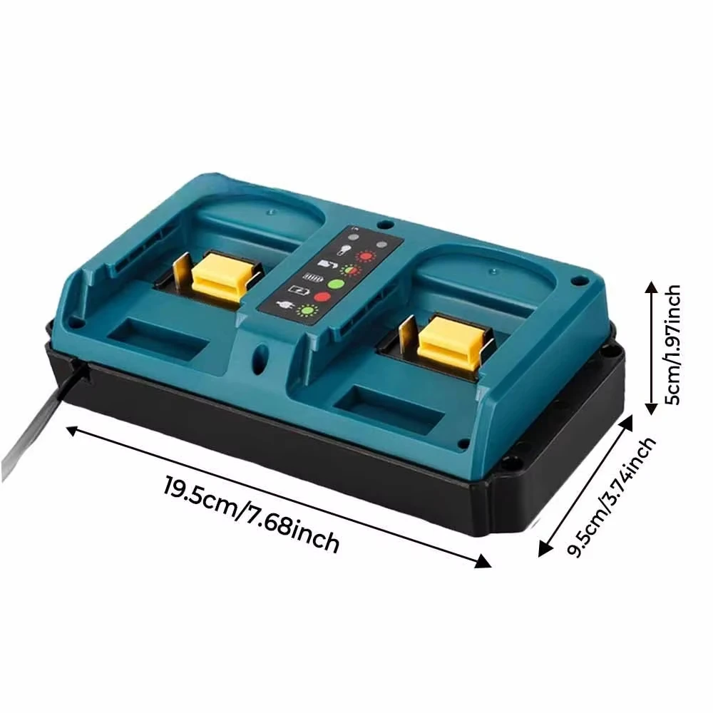 Cargador rápido Makita 18V-20V dual – Batería litio - imagen 4