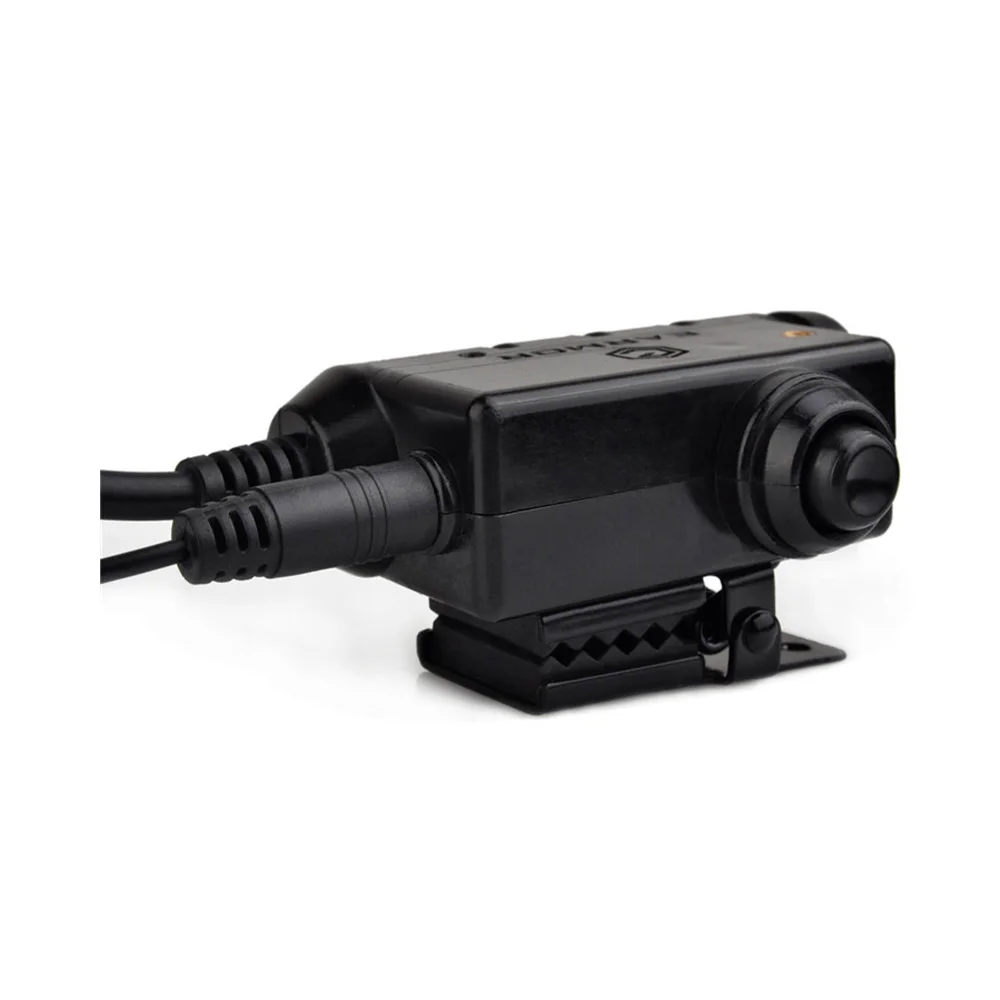 Adaptador EARMOR M52 PTT para auriculares M32/M32H, conector KENWOOD se adapta a enchufes estándar militares, viene con pulsador de dedo M50. - imagen 4
