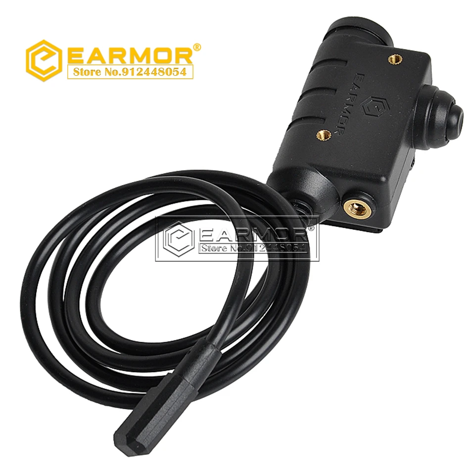 EARMOR adaptador PTT M51, auriculares tácticos, interfaz de Radio PTT Kenwood y AUX - imagen 3