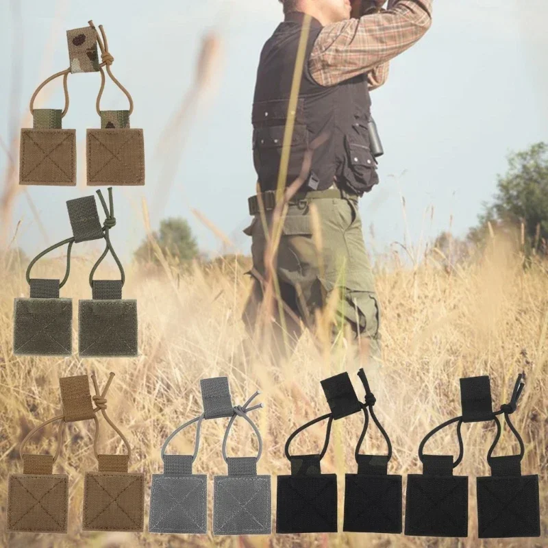 Correas elásticas tácticas, sujetador de revistas para plataforma de pecho D3CRM, gancho y bucle, cuerda de retención de Radio, hebilla fija, accesorios para chaleco - imagen 2