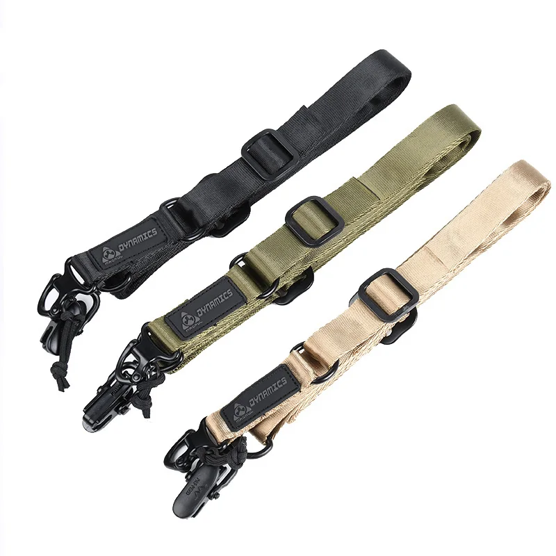 Eslinga de Rifle multimisión táctica MS2 con parche, hebilla de cinturón ajustable de 1/2 puntos, correa de cuerda desmontable, equipo de armas de Metal - imagen 3