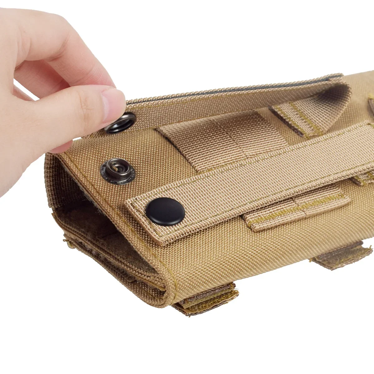 Funda táctica MOLLE para exteriores, bolsa organizadora de extracción rápida, cinturón Modular oculto portátil, pistola, mano derecha, apto para funda G17 G19 - imagen 2