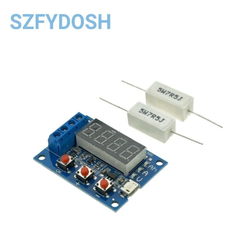 Probador de baterías ZB2L3: 1,2 V-12 V, admite 18650, NiMH, alcalina, prueba de capacidad de alta precisión