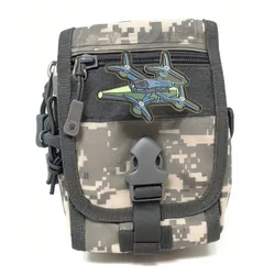 Parche táctico militar PVC velcro – diseño dron para chaleco y mochila