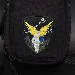 Parche táctico velcro guerrero – Insignia moral bordada para mochila