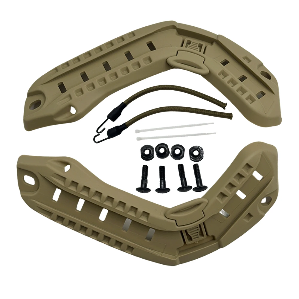 Riel guía lateral para casco táctico MICH2000, riel de montaje para casco de arco, accesorios adaptadores para casco Airsoft Mich 2000 - imagen 3