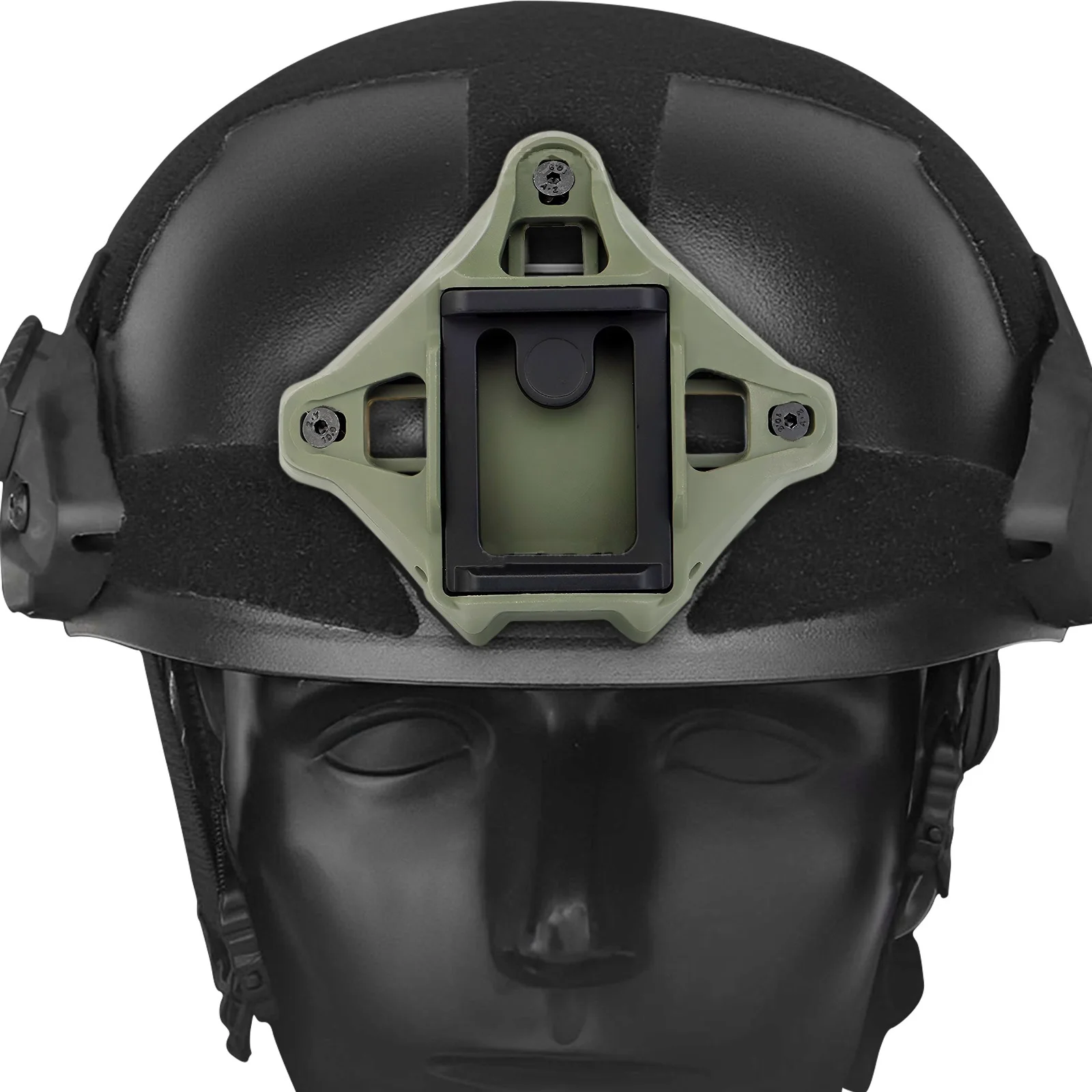 Casco táctico de 4 agujeros para visión nocturna, cubierta de montaje para casco de Paintball, soporte Universal de nailon, Base Compatible con cascos Airsoft