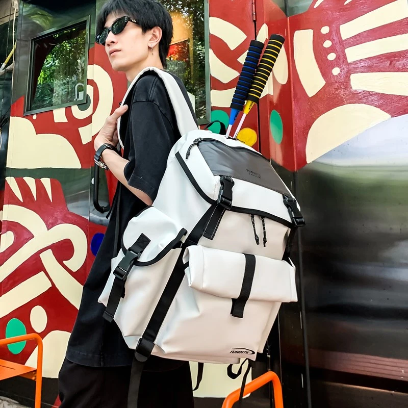 Raquetas de bádminton Mochila de baloncesto Deportes al aire libre Entrenamiento de yoga Bolsa de desplazamiento Gimnasio Fitness Laptop Viaje universitario Mochila - imagen 2