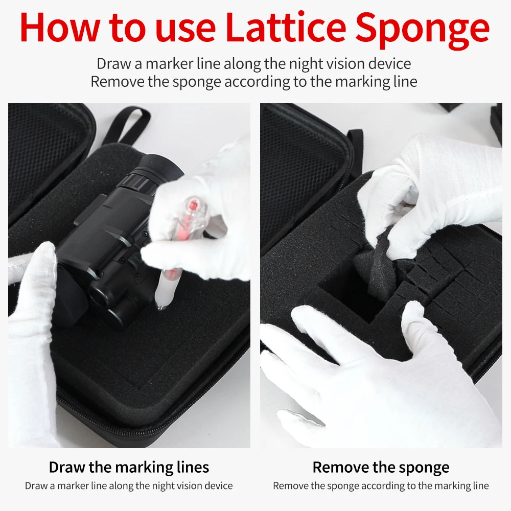 Caja impermeable con espuma troquelable para NV007 - imagen 4