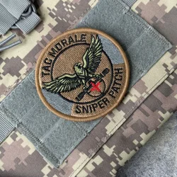 Parche de moral francotirador águila con cierre para chalecos