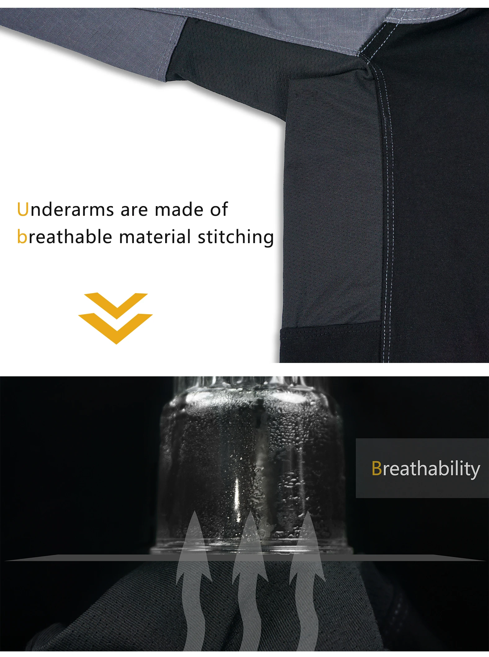 [TRN]BAC-uniforme táctico de combate, camisa fina de primavera y otoño, color negro, gris, Industrial Strike SP2 - imagen 4