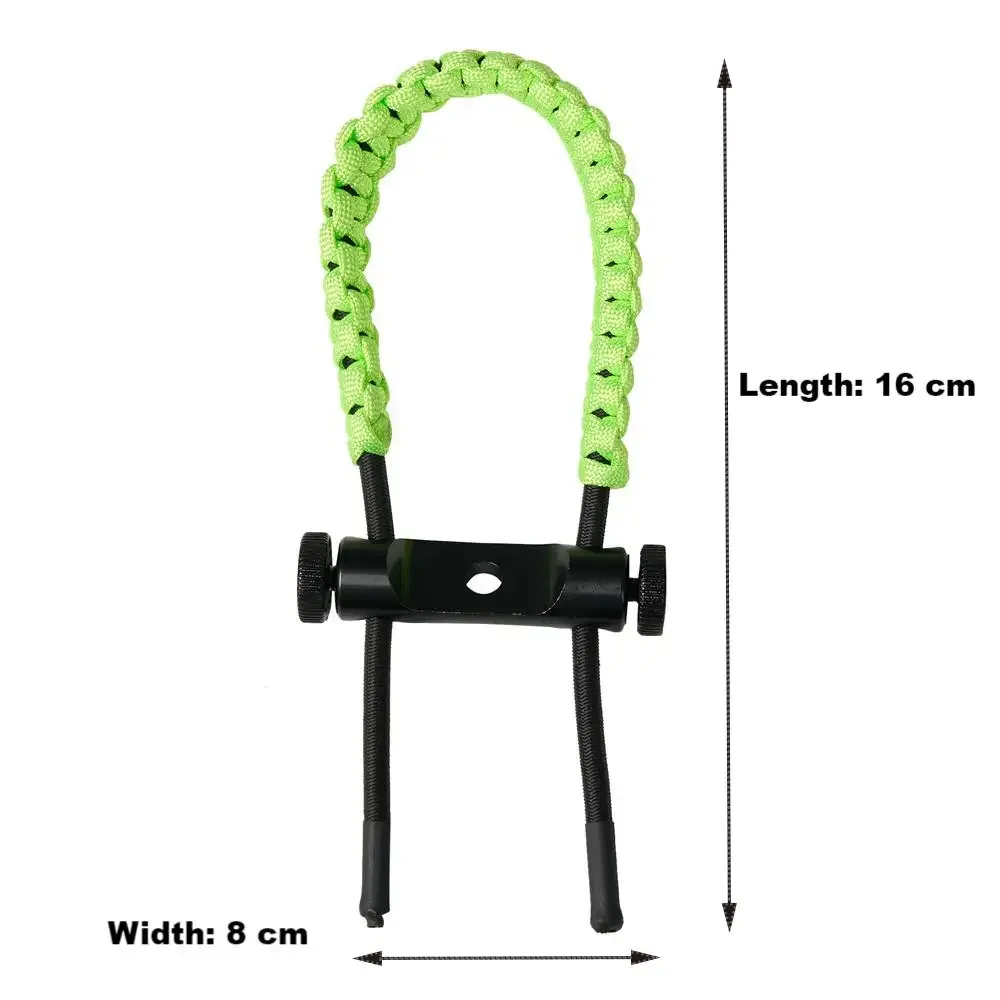 Eslinga de arco de 8 colores, eslinga de muñeca con arco, cuerda ajustable para caza con arco compuesto, accesorio de tiro para caza al aire libre - imagen 2