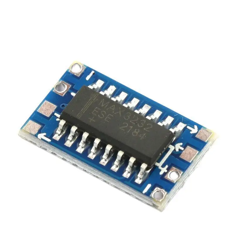 5/10/20/50 Uds Mini RS232 MAX3232 nivel a TTL Placa de nivel convertidor módulo adaptador placa de conversión serie - imagen 3