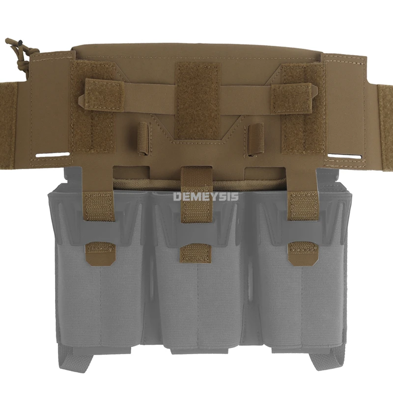 Chalecos de segunda capa, bolsa de administrador, bolsa de almacenamiento táctica, bolsa Triple Mag de calibre múltiple, chaleco Airsoft, portador de placa, cartel frontal MOLLE - imagen 4