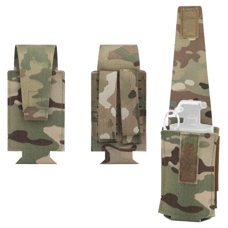 Soporte para bomba de humo Molle impulsado por conveniencia, bolsa para linterna, bolsillo para la cintura, esencial para equipo de caza - imagen 2